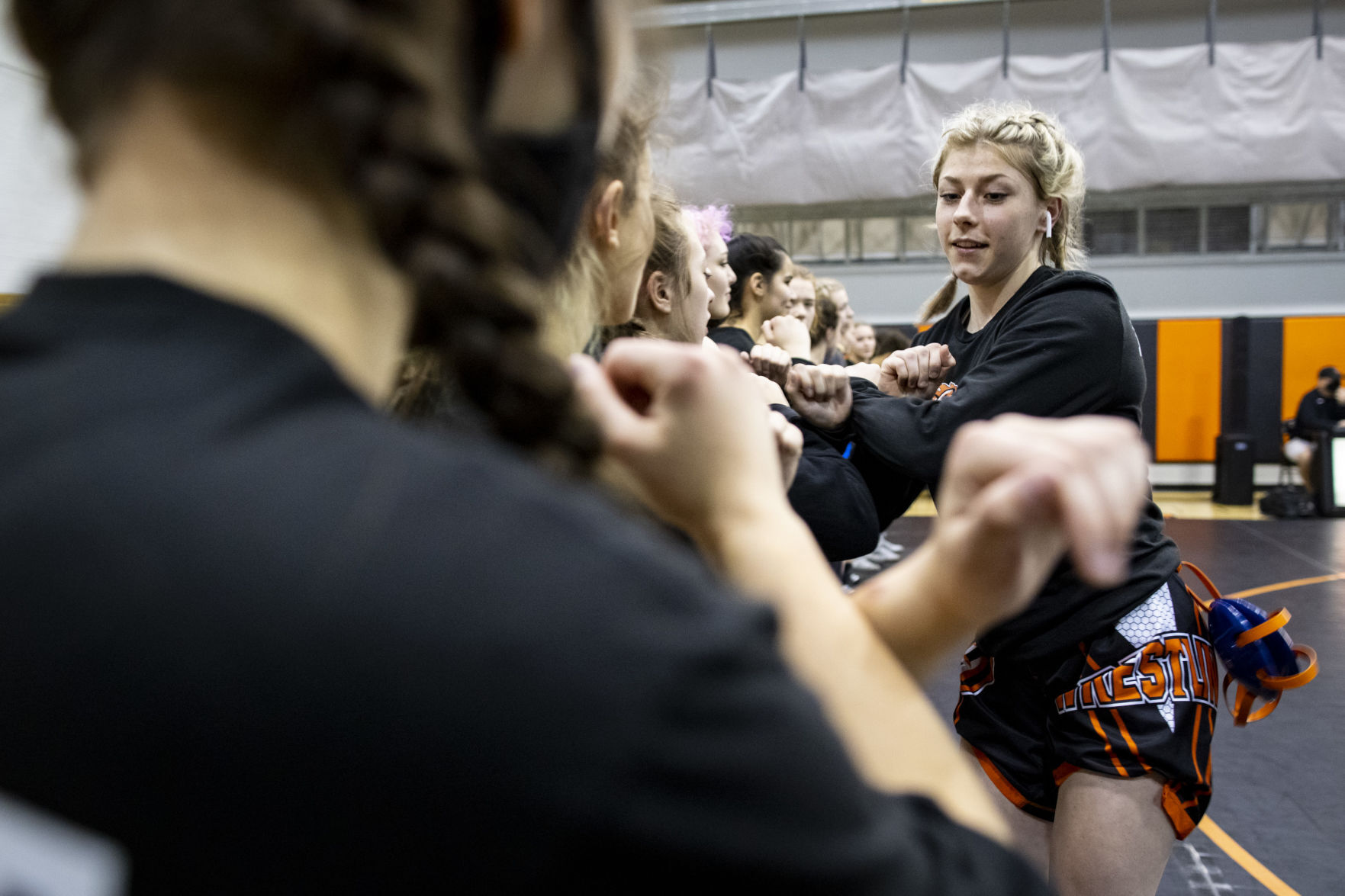 Billings Senior girls wrestling mixer